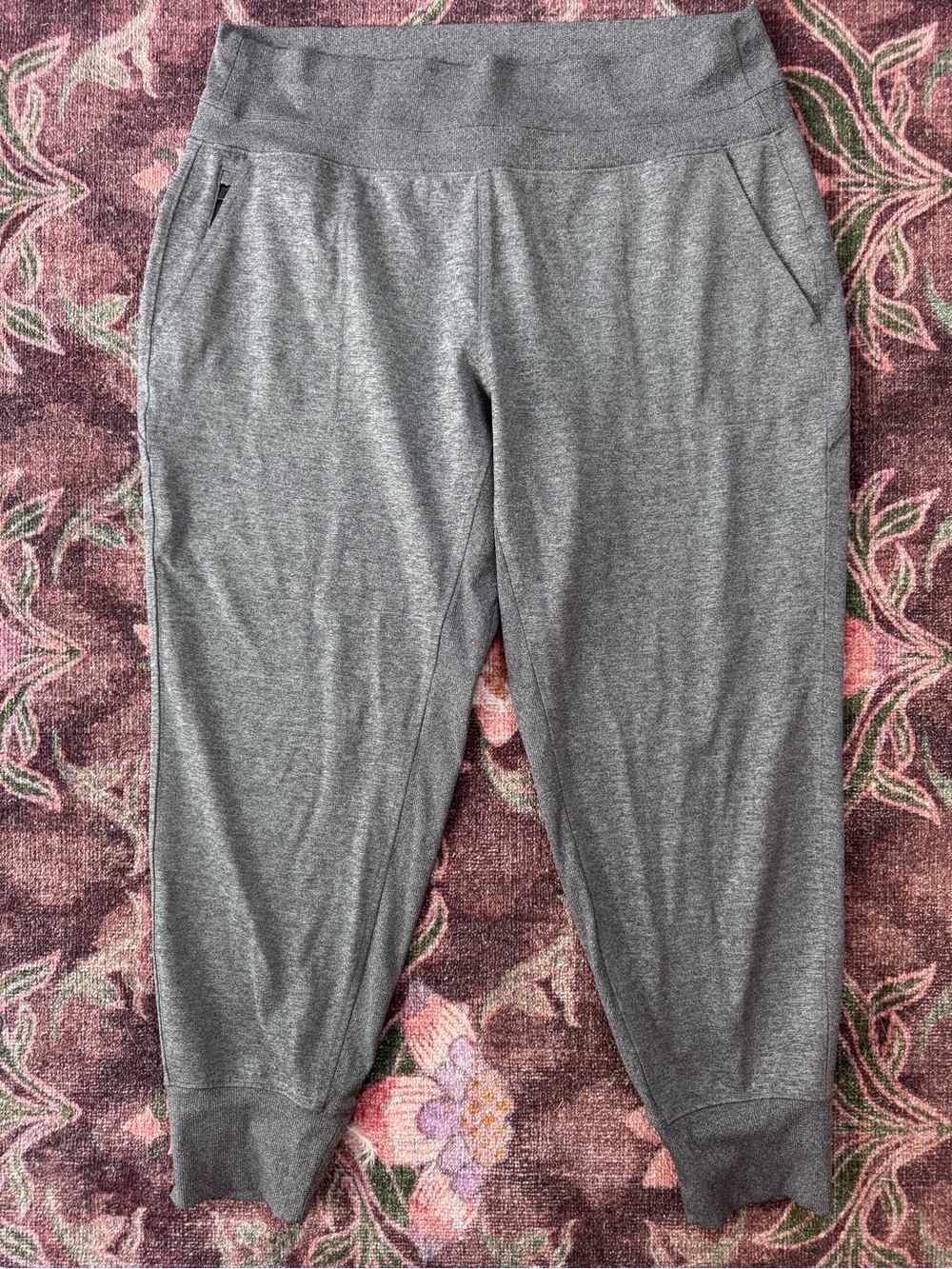 Athleta Gray Venice Jogger Athletic Pants Sweatpants Pockets - XL
